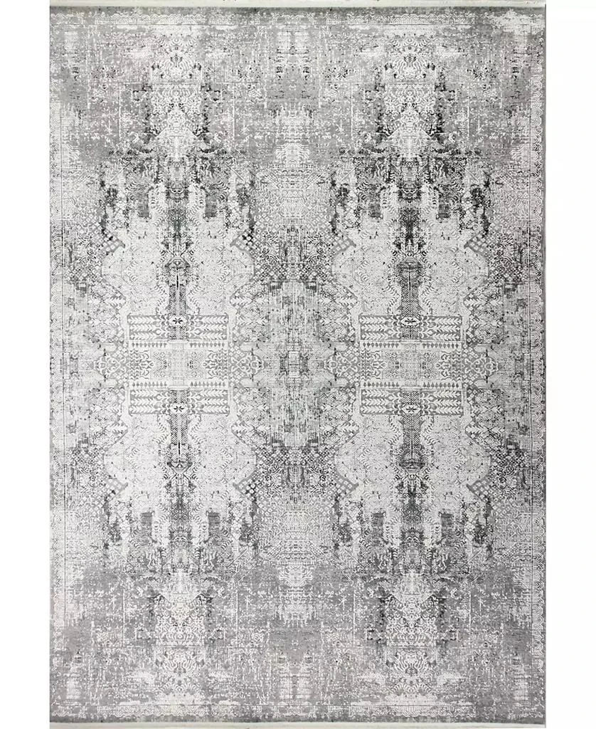 Bashian Rugs Charm Cha-07 Gray 4' x 6' Area Rug 1