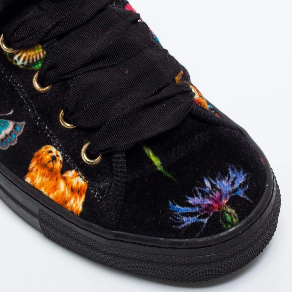 ETRO Etro Multicolor Velvet Low Top Sneakers Size 37 7