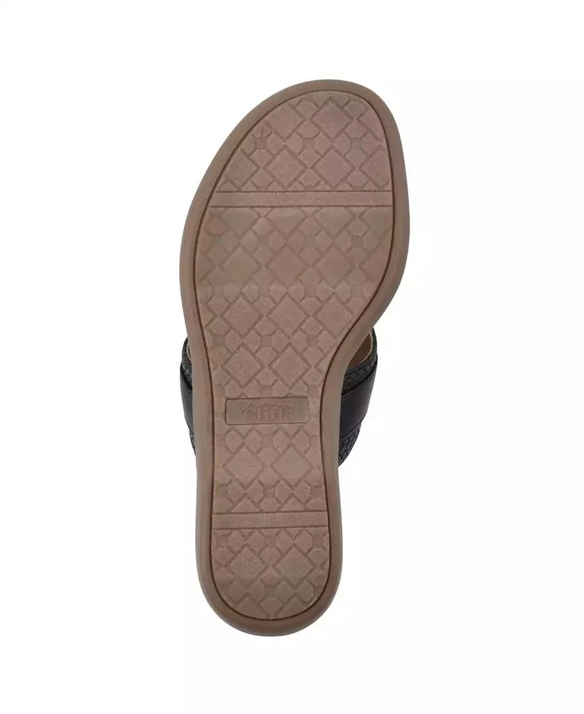 White Mountain Women's Benedict Thong Comfort Sandal 5