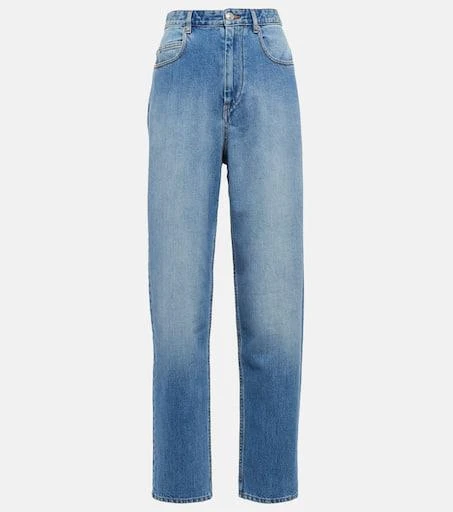 Isabel Marant Corsy high-rise tapered jeans 1