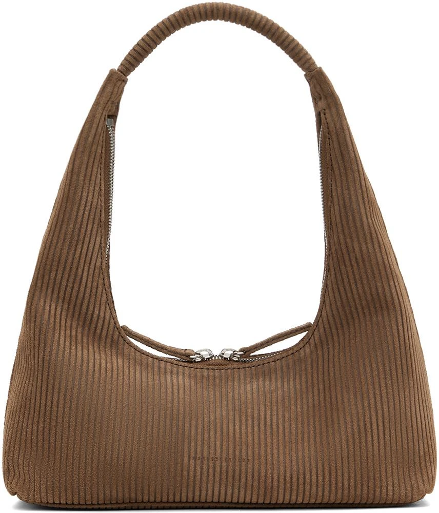 Marge Sherwood Brown Integrated Strap Shoulder Bag 1