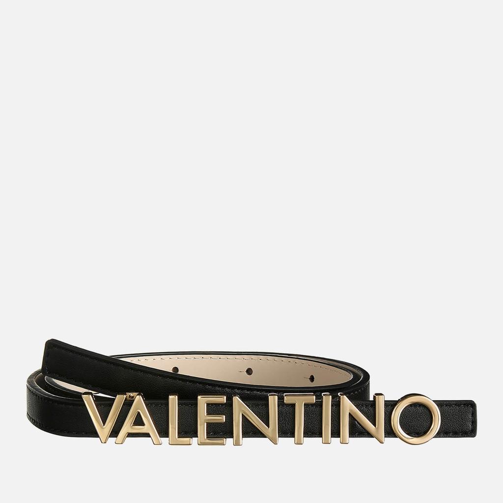 Valentino Valentino Belty Logo-Detailed Faux Leather Belt