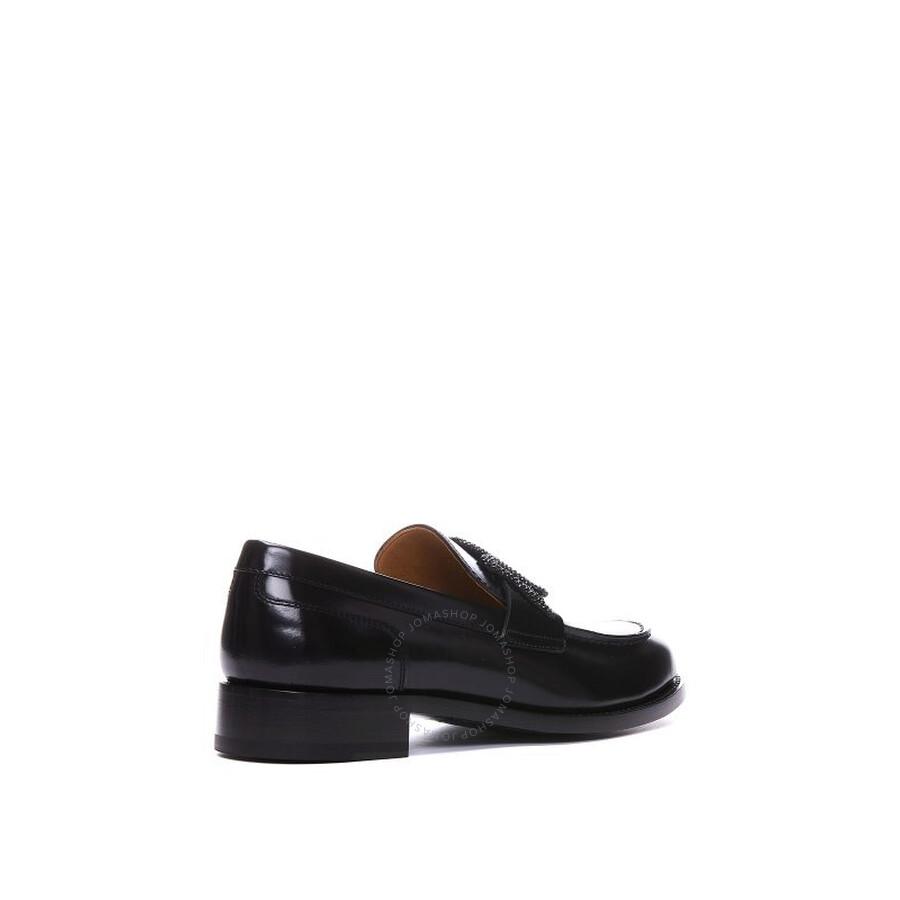 Rene Caovilla Morgana Leather Loafers