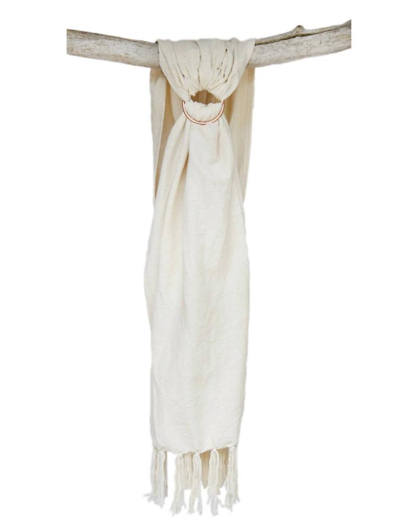 Beachwood Baby Boho Hand-Woven Baby Sling In Beige