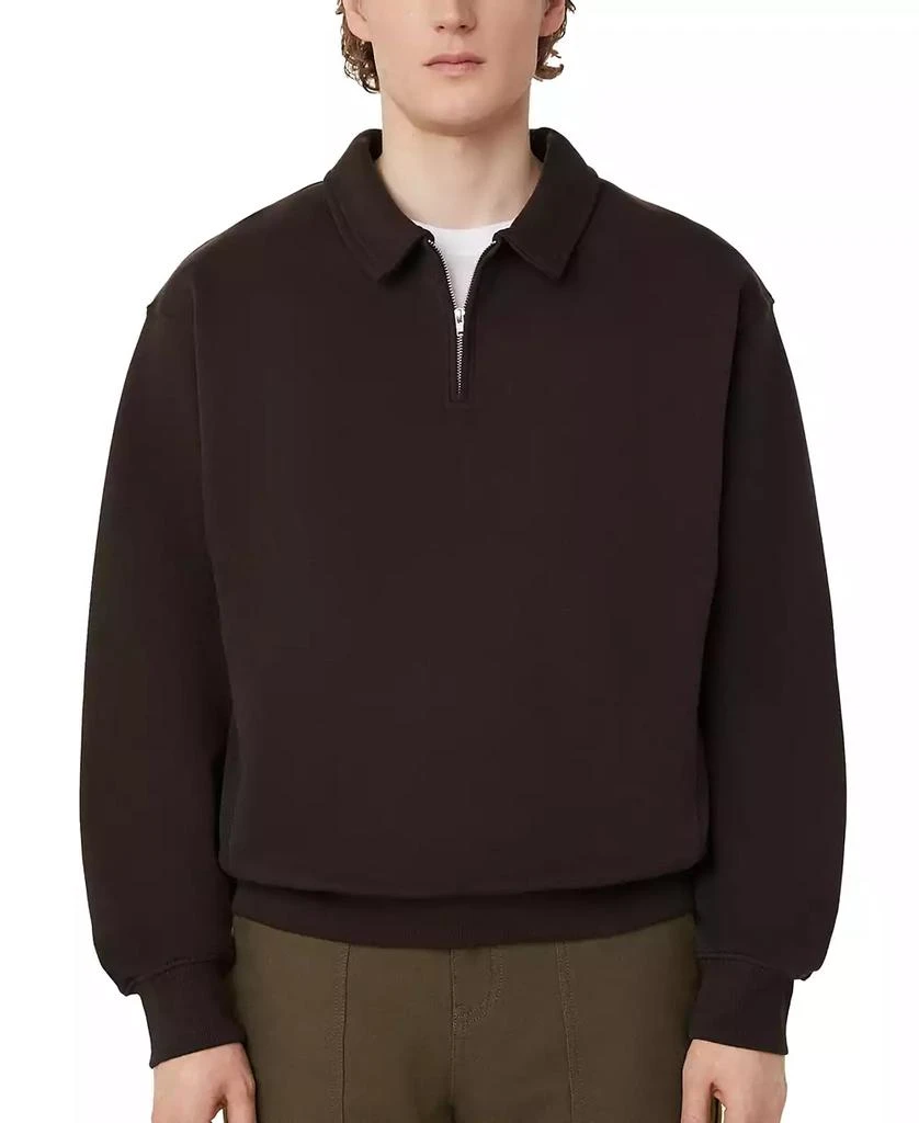 Frank And Oak Men's Loose-Fit 1/2-Zip French Terry Sweatshirt 1