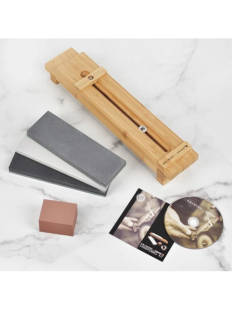 ZWILLING J.A. Henckels Bob Kramer 6 Piece Glass Water Stone Sharpening Set 3
