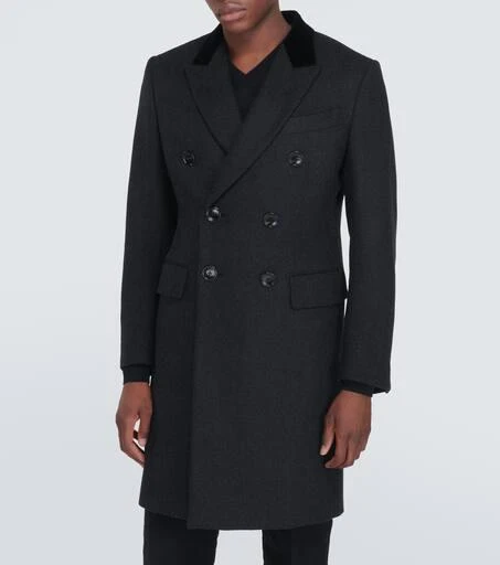 Tom Ford Double-breasted wool and cashmere coat 3