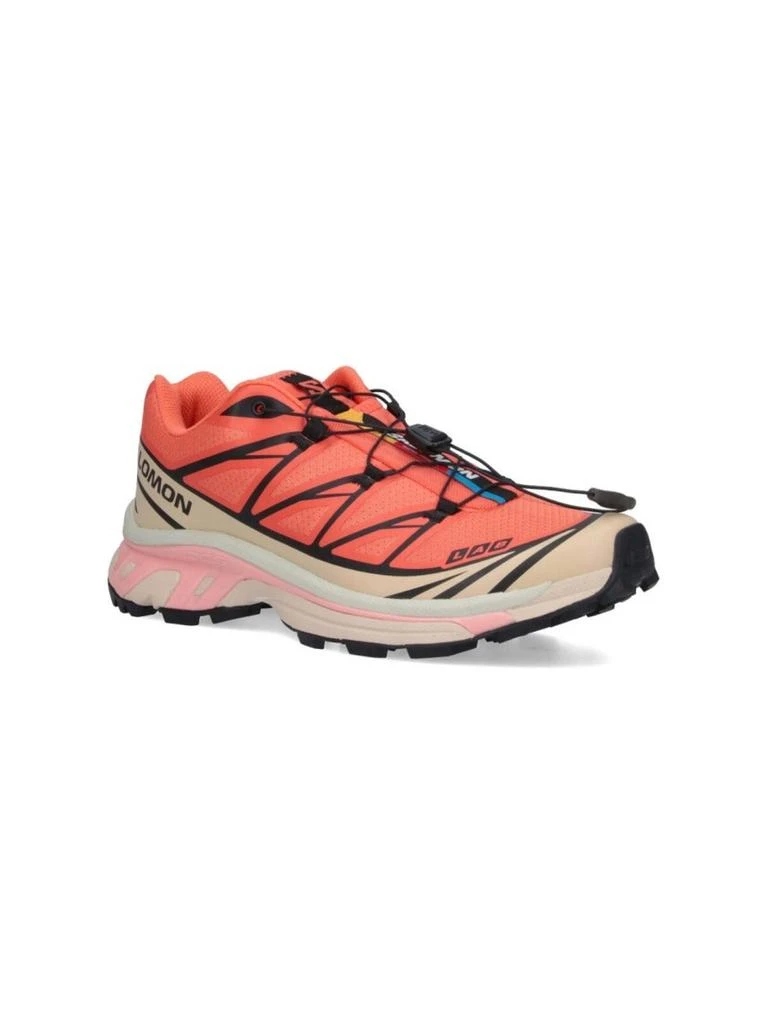 Salomon Xt-6 Sneakers In Pink Fabric "Living Coral" 2