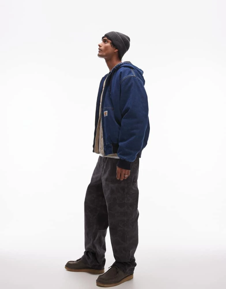 Carhartt WIP Carhartt WIP OG active hooded jacket in dark blue 2