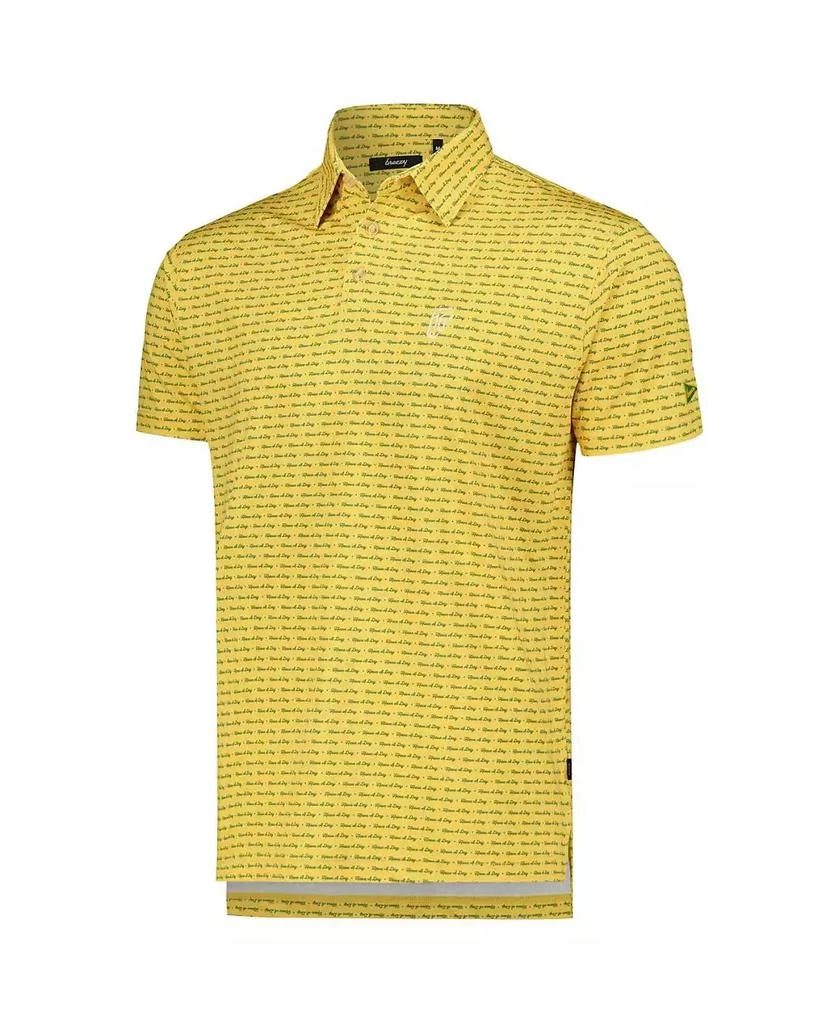 Breezy Golf Men's Yellow WM Phoenix Open Have a Day Polo Shirt 2