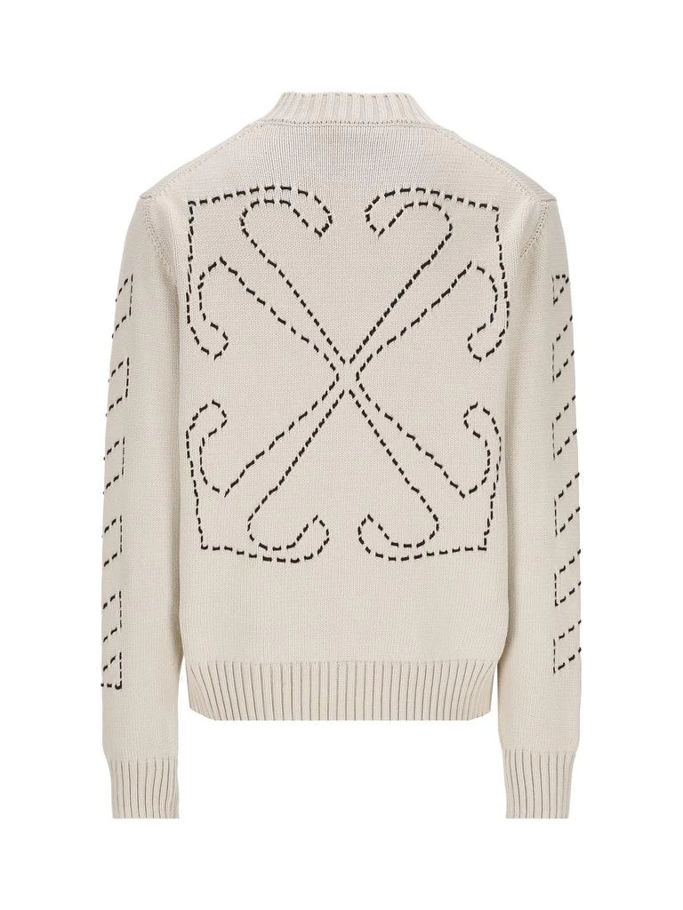 Off-White Off-White Arrows Motif Crewneck Knitted Jumper 2