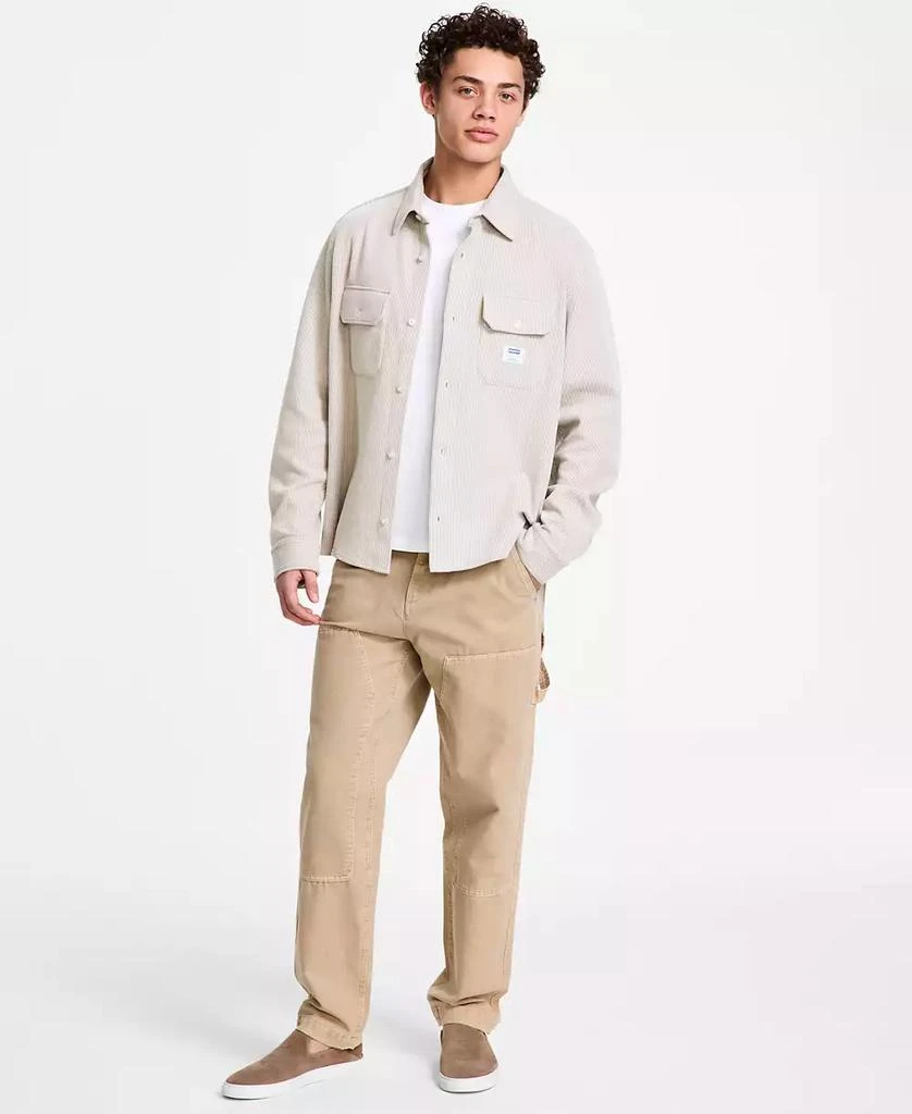 Hugo Boss Men's Oversized-Fit Ekynone Overshirt 3