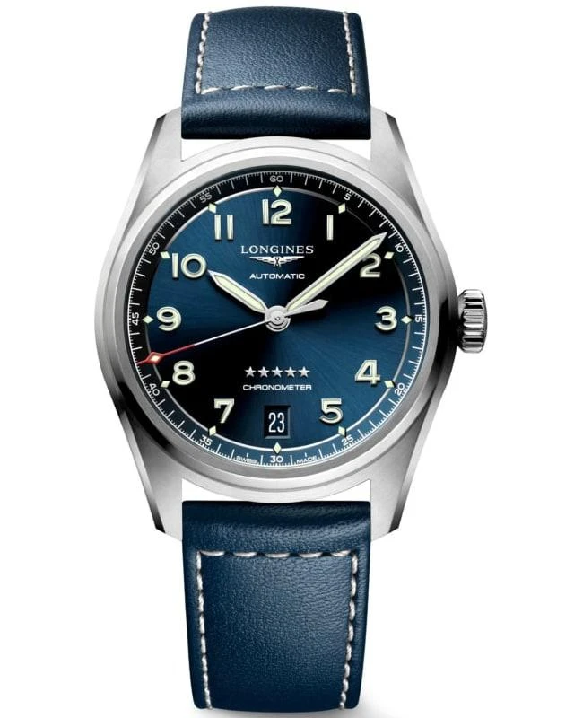 Longines Longines Spirit Automatic Blue Dial Leather Strap Women's Watch L3.410.4.93.0 1