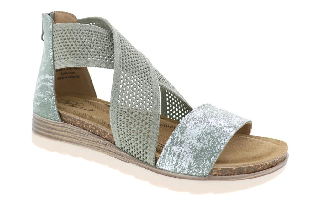 Biza Women Bree Sandal In Green 1