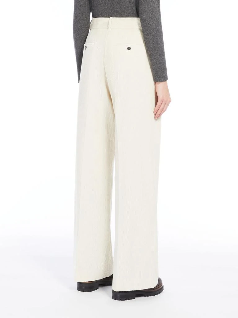 Weekend Max Mara Wide-leg velvet trousers 3