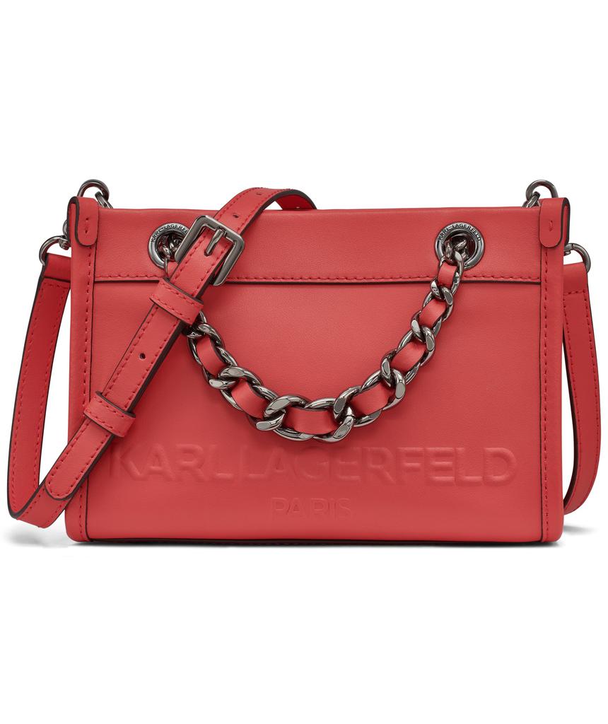 Karl Lagerfeld Paris SAVOIE SMALL LEATHER CROSSBODY