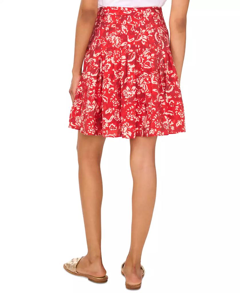 1. State Women's Sewn-Pleat-Yoke Mini Skirt