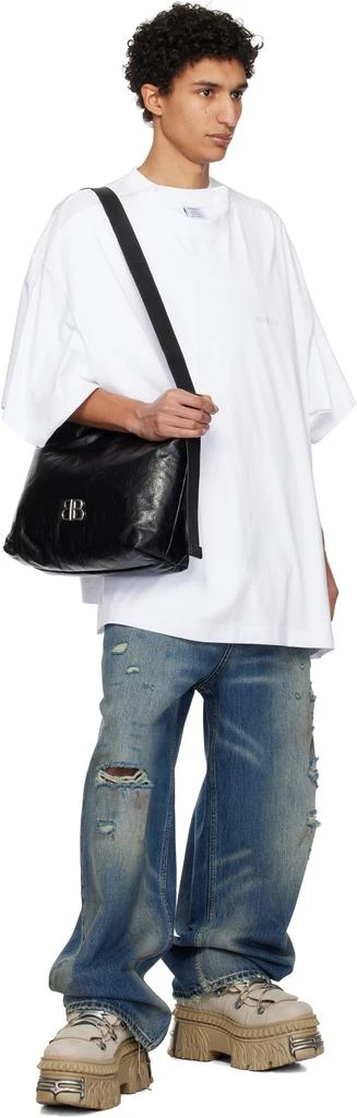 Vetements White Merged Double Oversized T-shirt 4