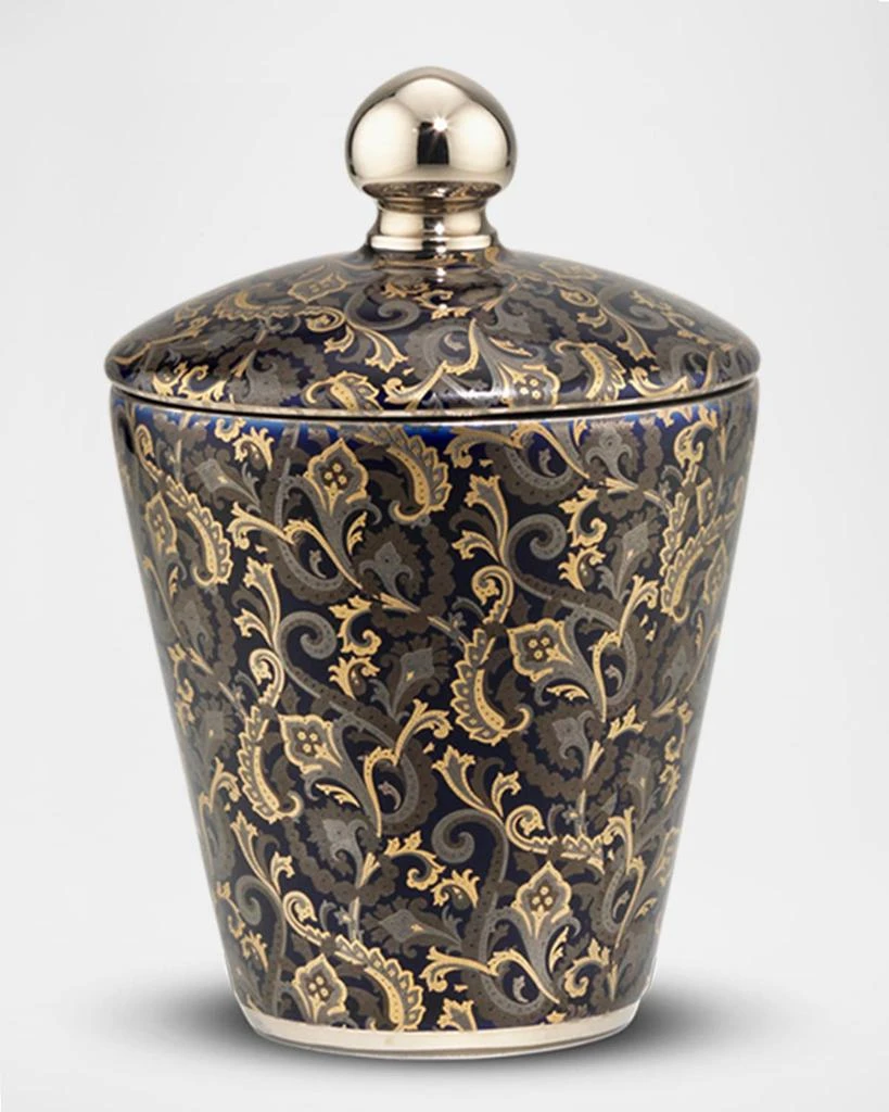 Stefano Ricci Multicolor Paisley Royal Eagle Black Candle 2