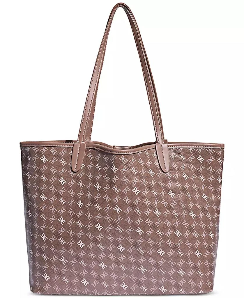 Sam Edelman Harper Large Monogram Black Shopper 4