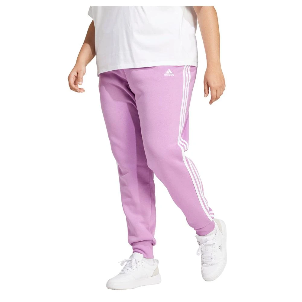 Adidas Essentials 3-Stripes Fleece Joggers (Plus Size) 2