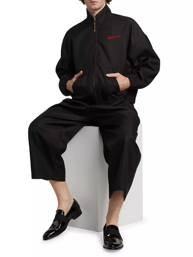 Willy Chavarria Kendrick Embroidered Logo Jacket 2