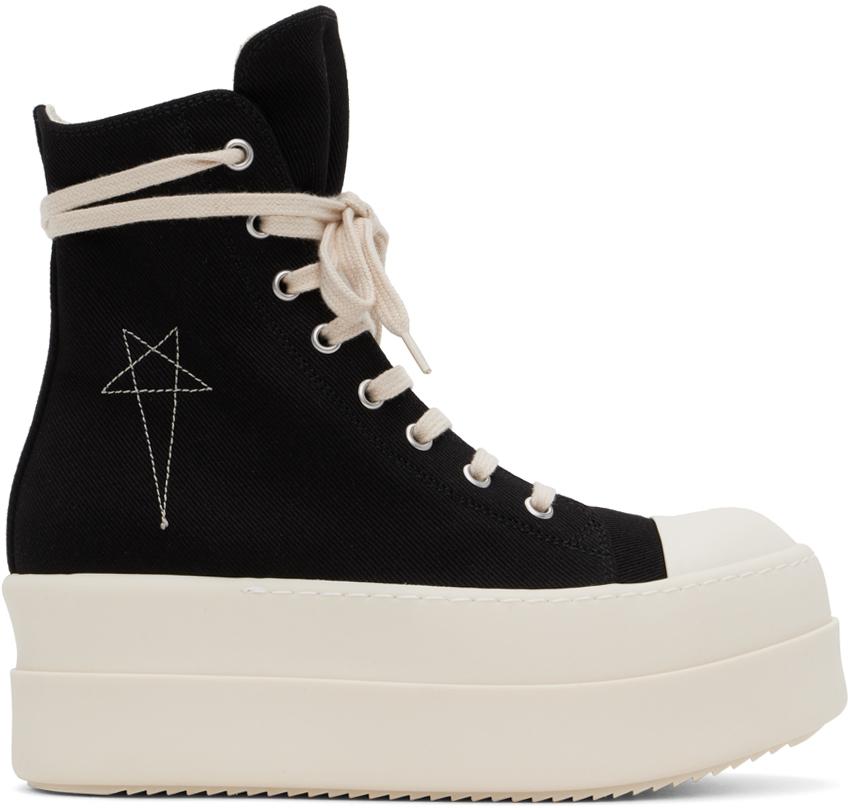 Marc Jacobs Black 'The Sticker Charm Platform High Top