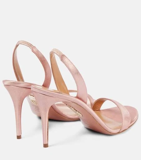 Aquazzura So Nude 85 leather sandals 3