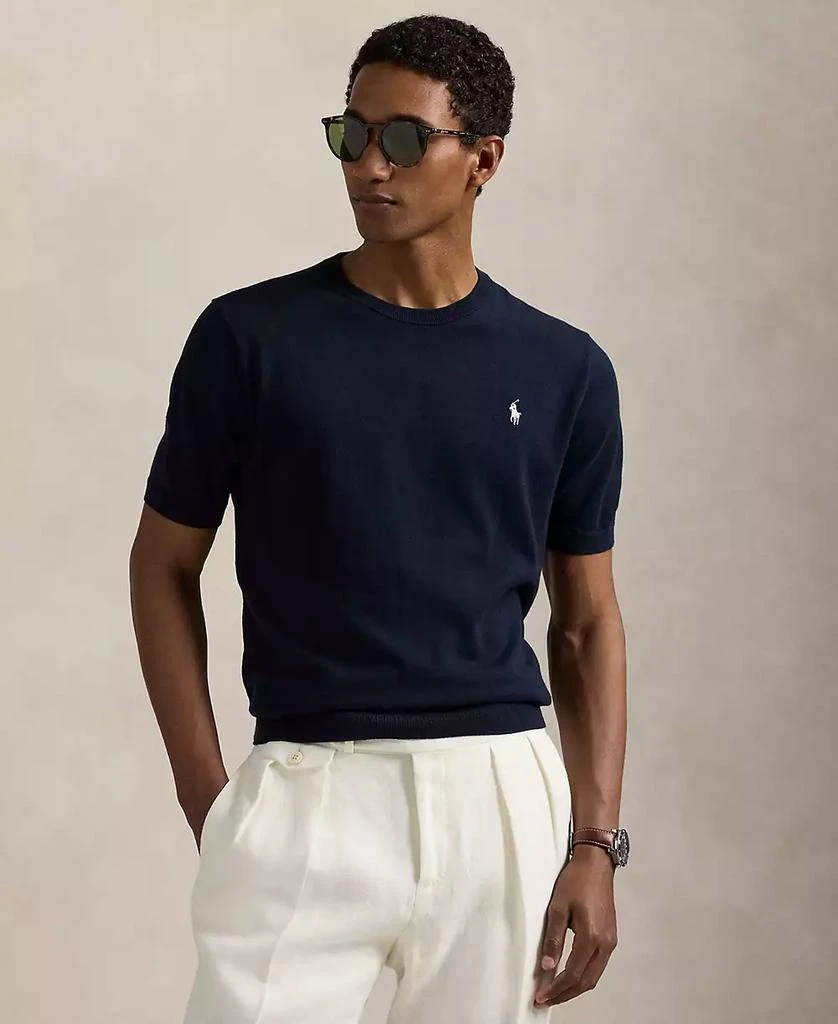 Ralph Lauren Men's Cotton Crewneck Short-Sleeve Sweater 1