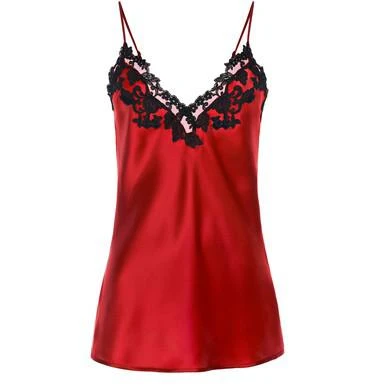 La Perla Silk Camisole with Frastaglio 1