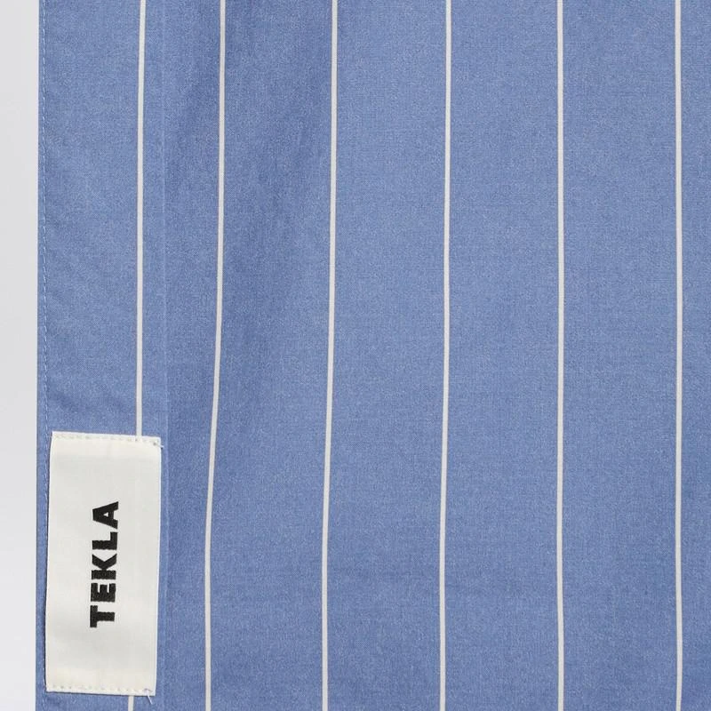 Tekla Blue sea fabric with striped pattern 3