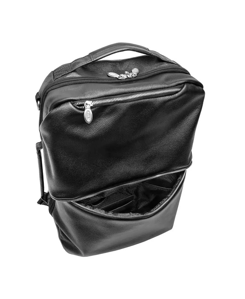 McKlein East Side 17" 2-In-1 Laptop Tablet Convertible Travel Backpack Cross-Body 4