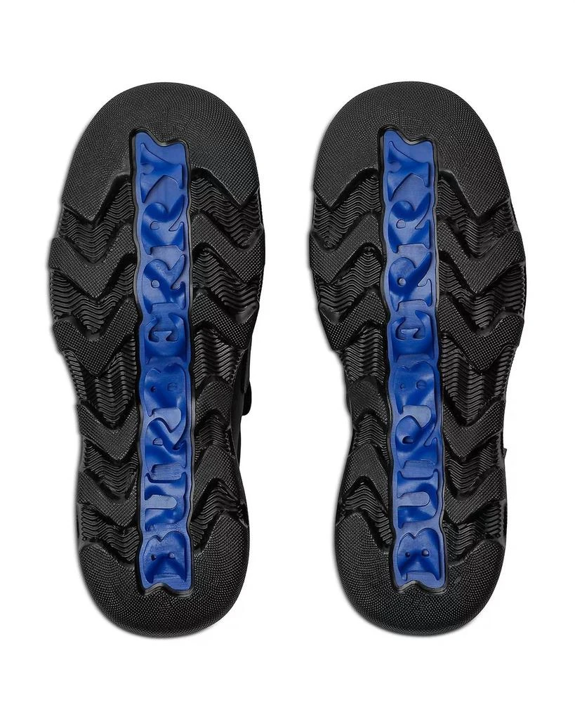 Burberry Men
s Creeper Clamp Slip On Loafers In Green 5