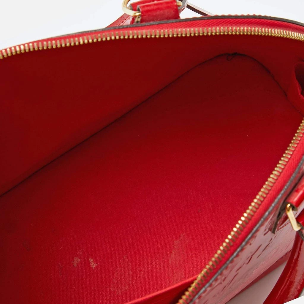 Louis Vuitton Louis Vuitton Orange Sunset Monogram Vernis Alma PM Bag 7