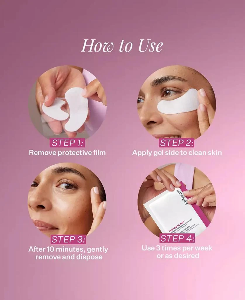 StriVectin Peptide Plump Collagen Renewal Eye Masks, 6 pairs 8