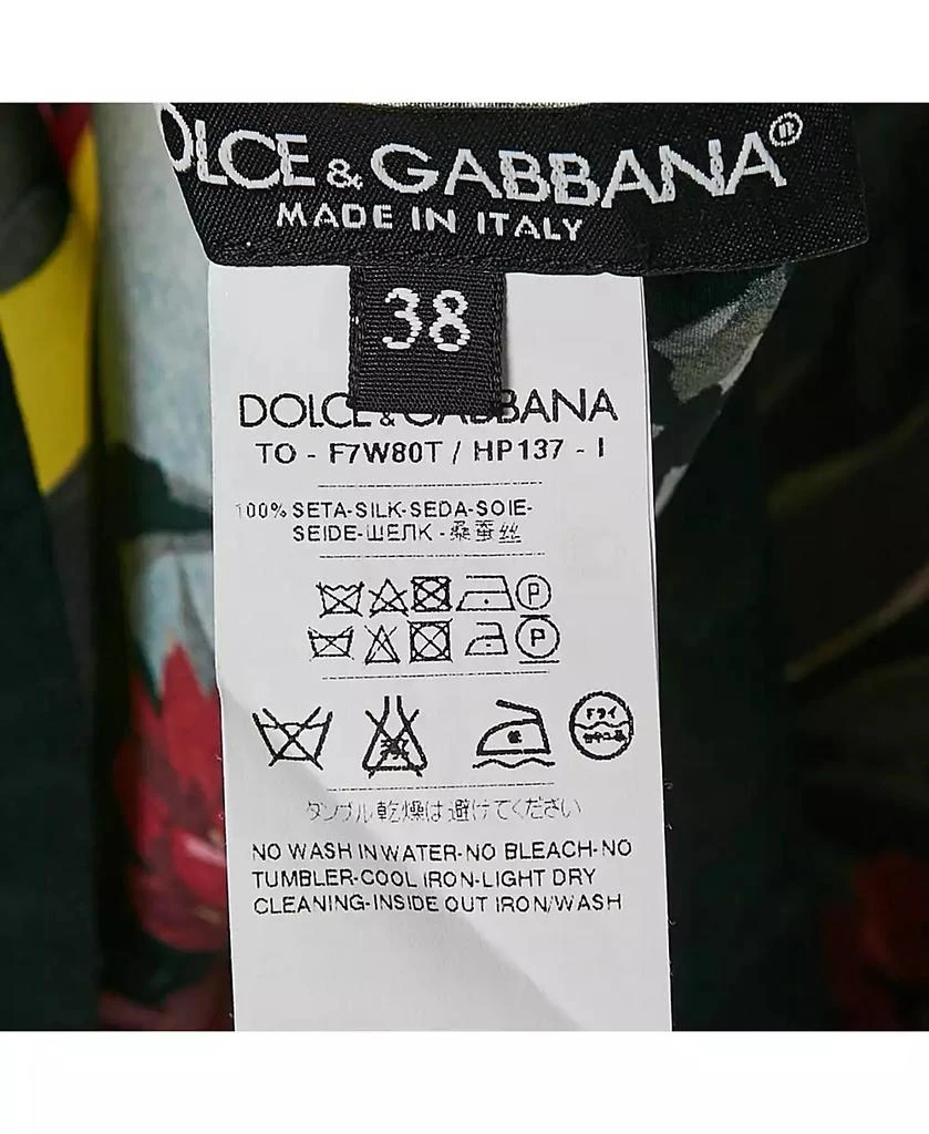 Pre-Owned Dolce 
Gabbana Women
s Multicolor Capri Print Silk Top 5