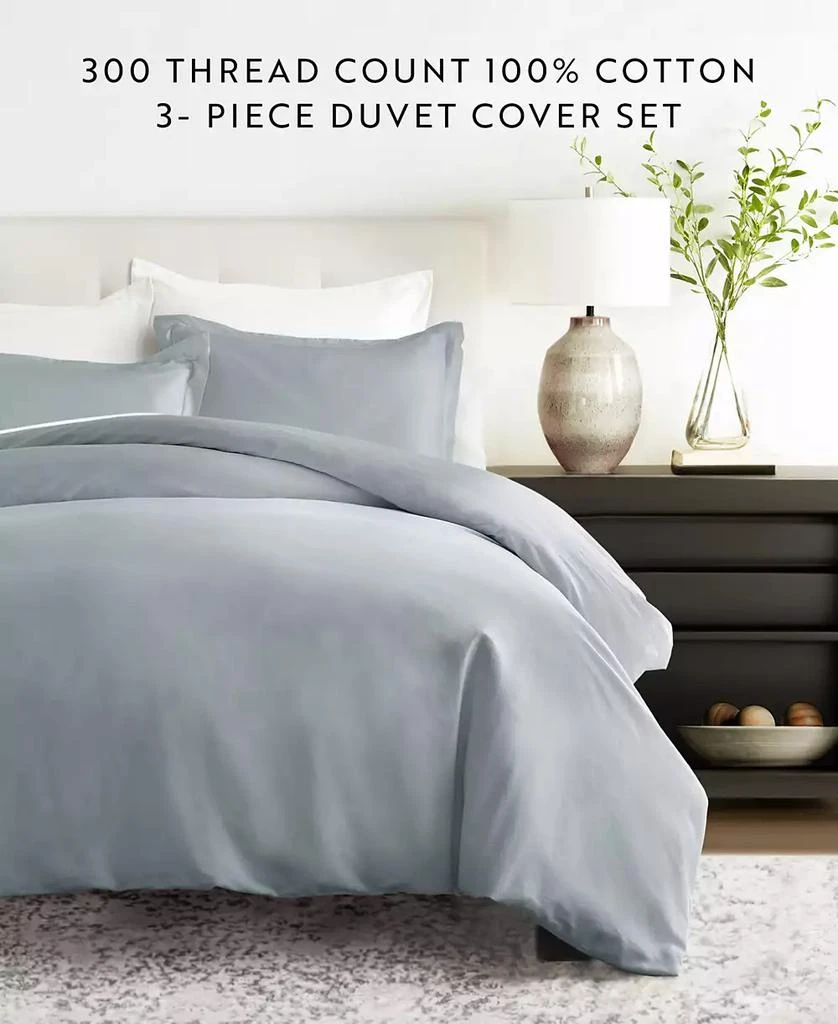 IENJOY HOME Ultra Soft Brushed Cotton 3-Pc. Duvet Cover Set 3