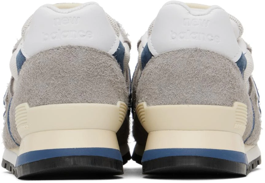 New Balance Gray & Blue Made In USA 996 Sneakers 2