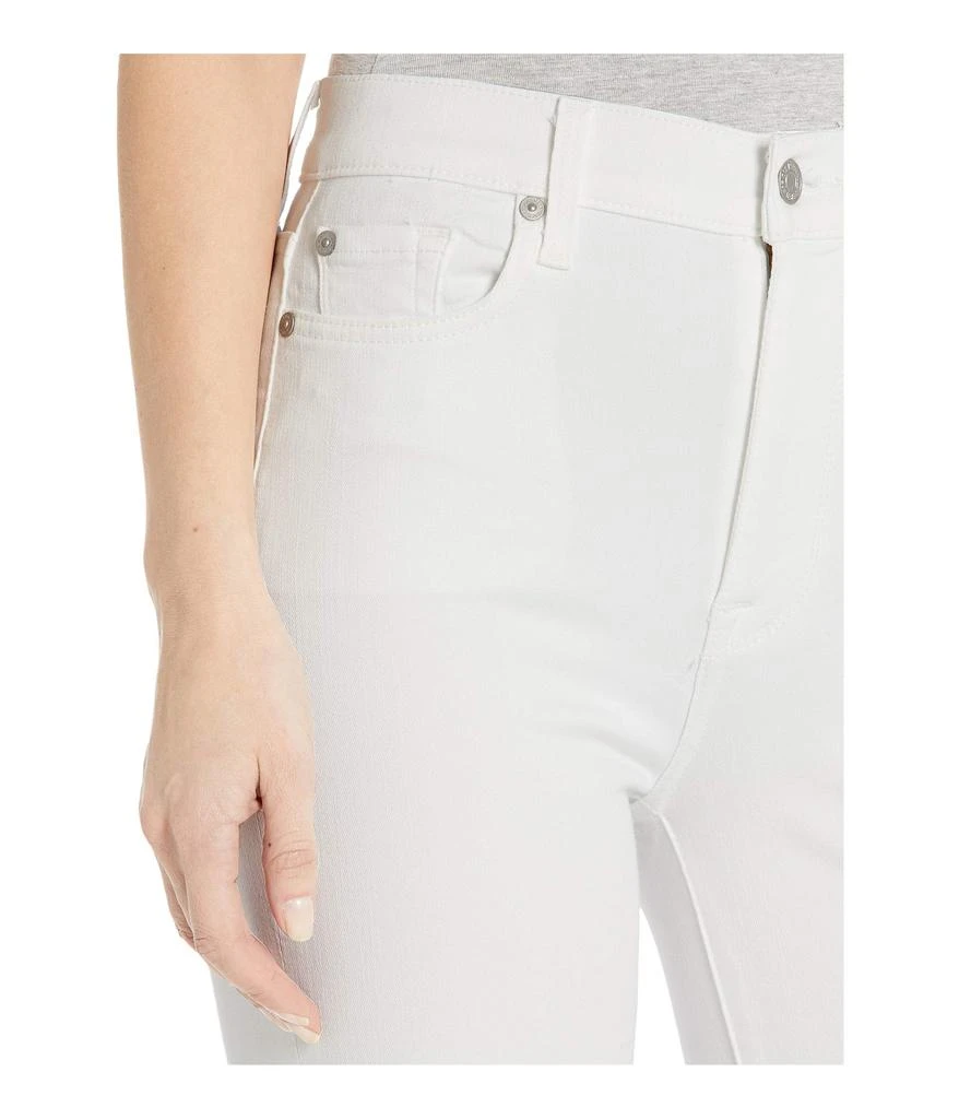 7 For All Mankind High-Waist Ankle Skinny in Slim Illusion White 4