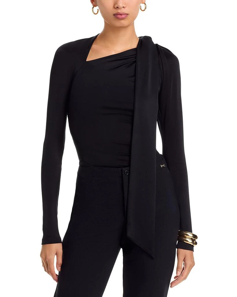 Victoria Beckham Gathered Jersey Top 1