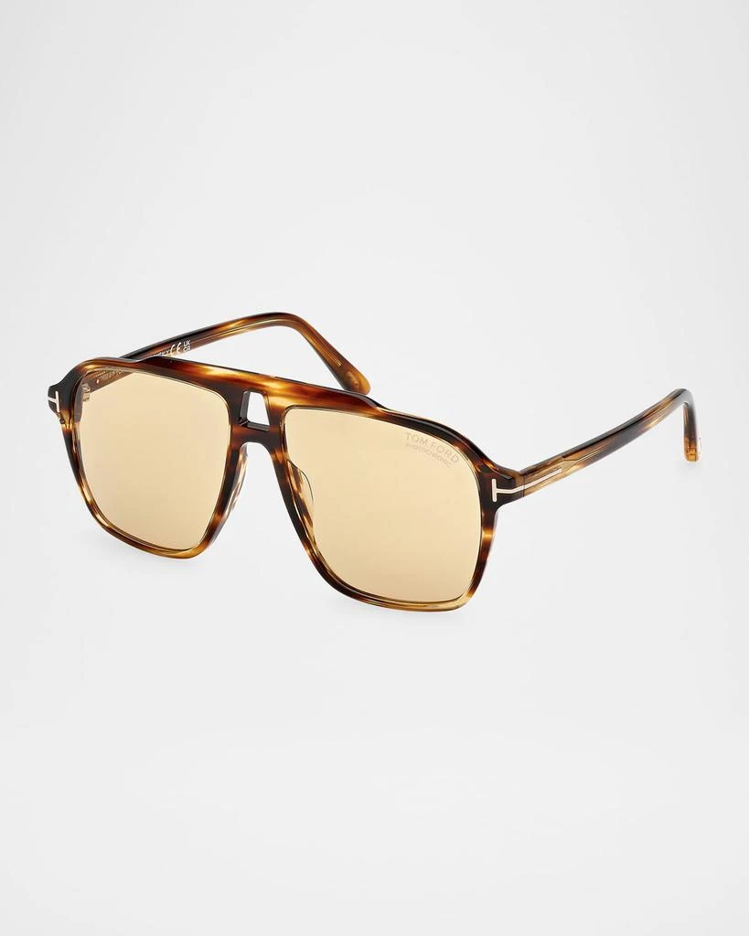 Tom Ford Men's Autari Photochromic Acetate Aviator Sunglasses 3