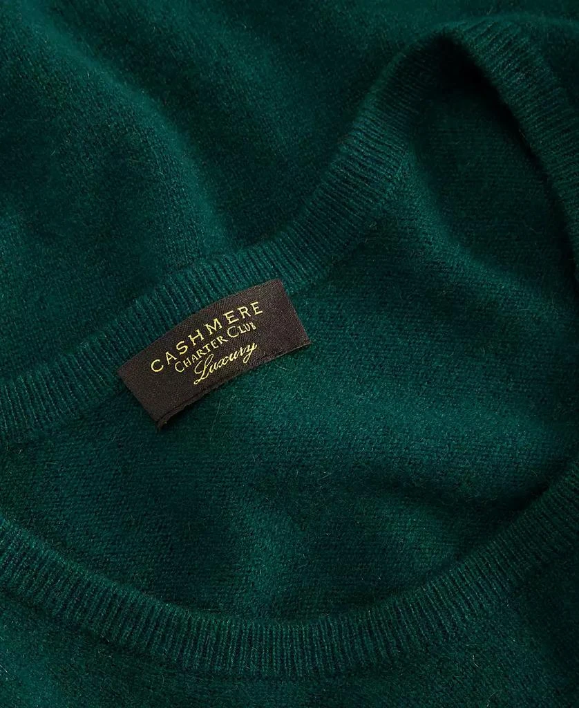 Charter Club Plus Size 100% Cashmere Crewneck Sweater, Created for Macy's 3