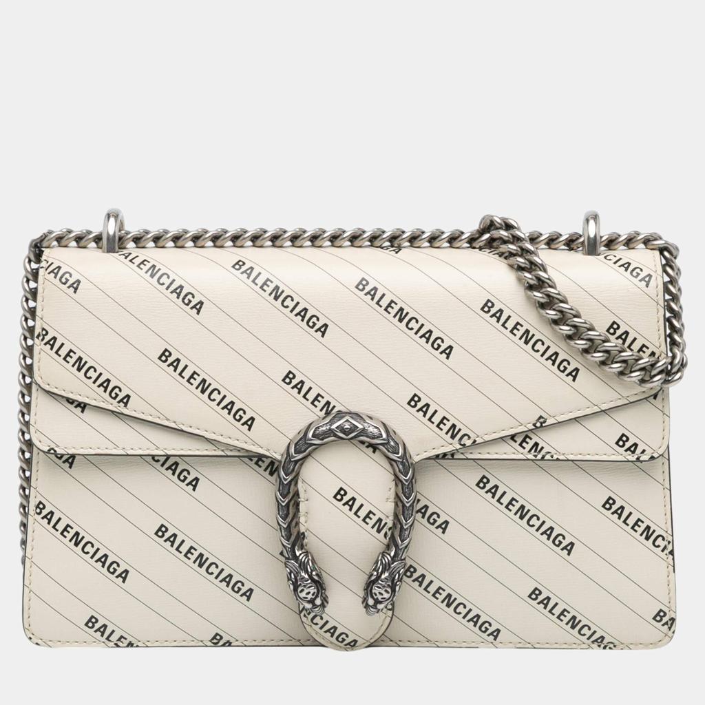 Gucci Gucci White The Hacker Project Small Leather Dionysus Shoulder Bag