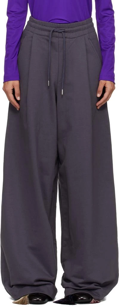 Dries Van Noten Gray Loose Sweatpants 1