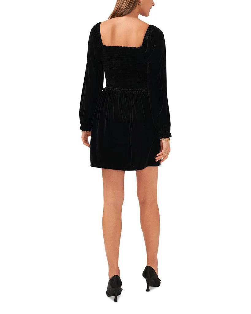 1. State Smocked Velvet Dress 4