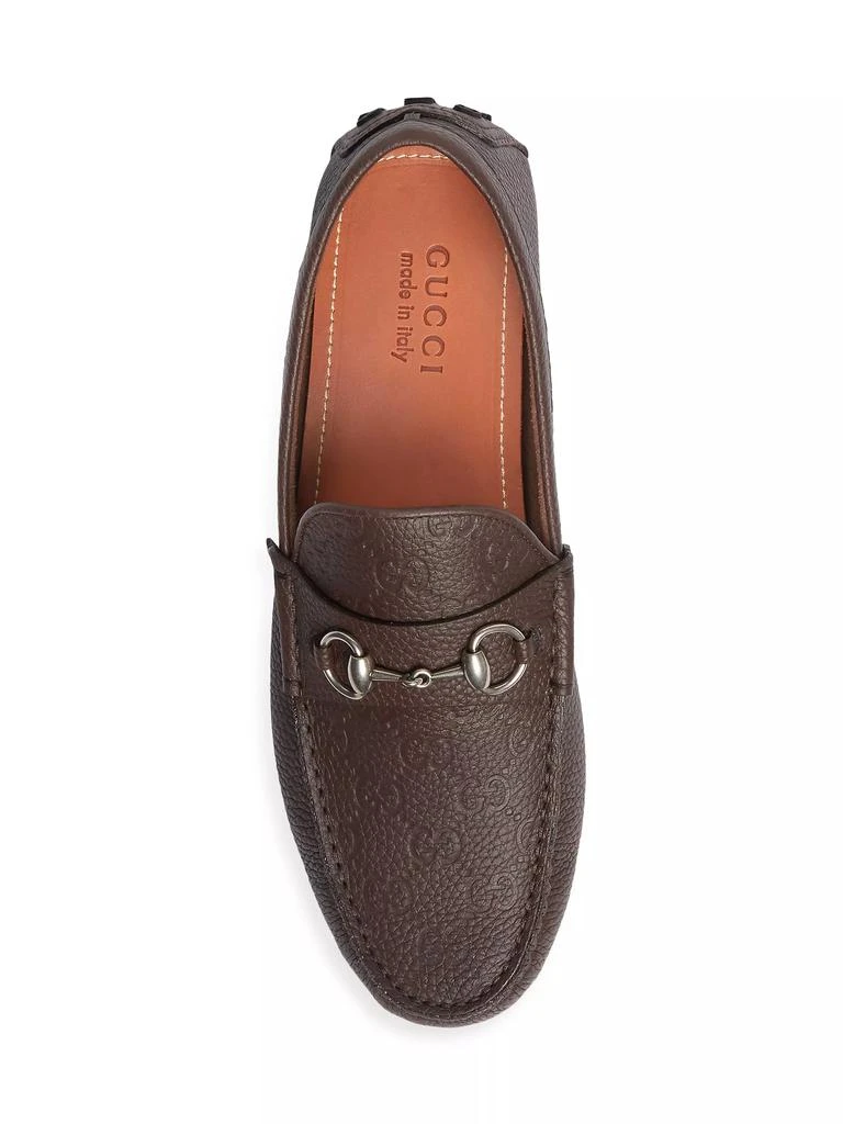 Gucci Byorn Leather Driving Loafers 4