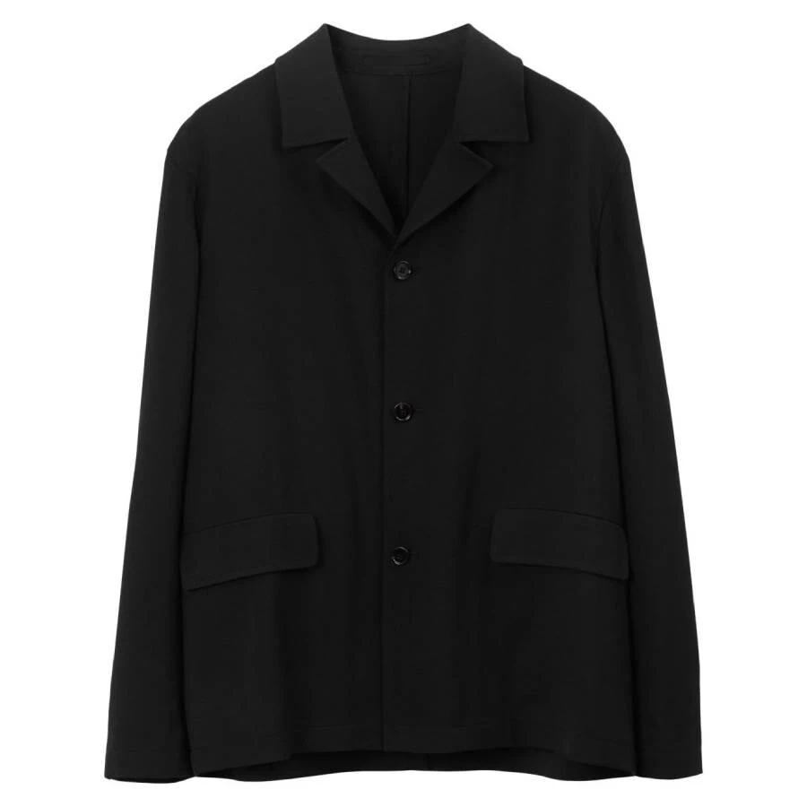 Burberry Loose Fit Wool Tailored Jacket