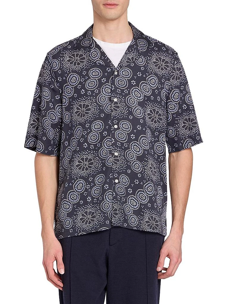 Officine Générale Eren Dots Camp Shirt 3