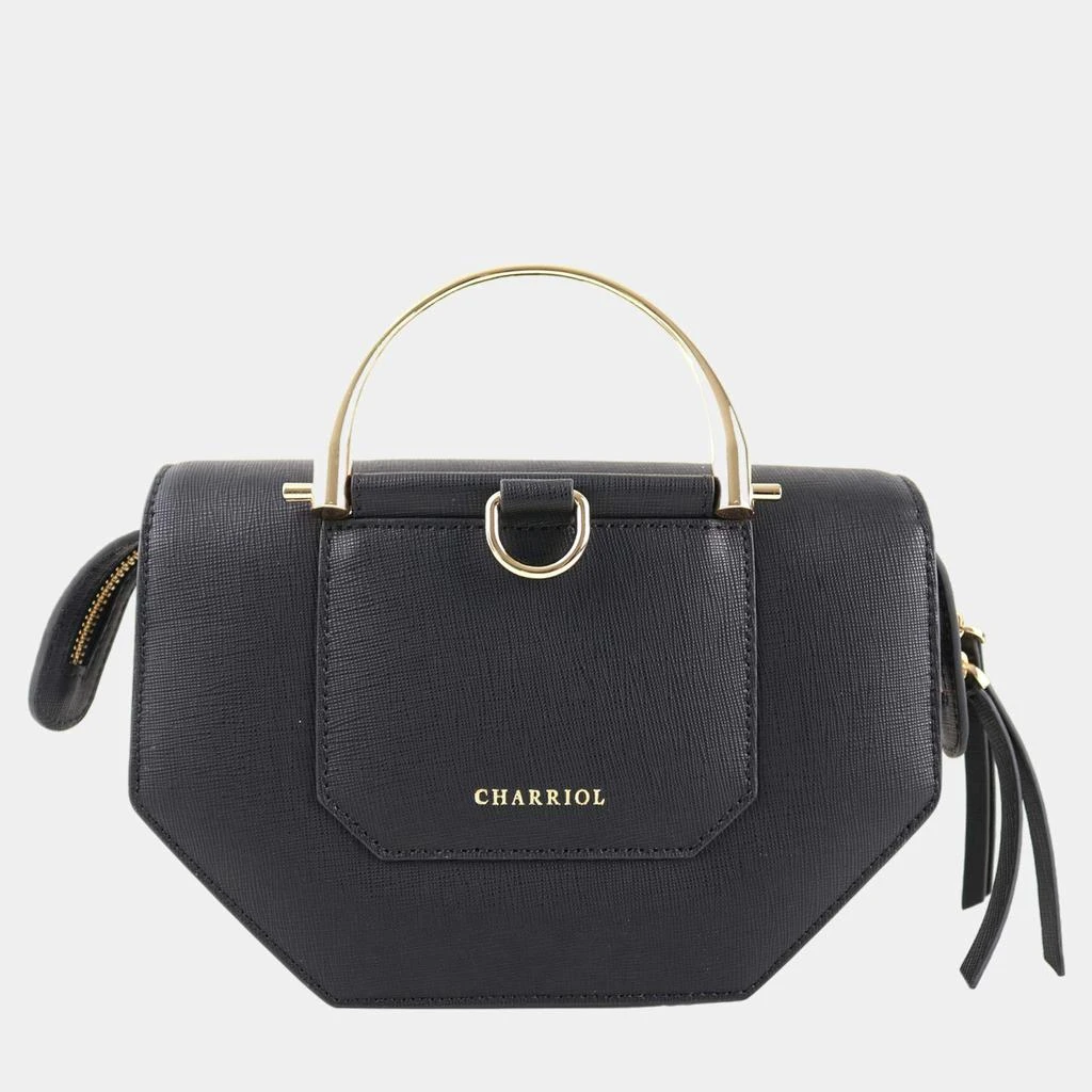 Charriol Charriol Black Leather Cetic Legacy Crossbody 3