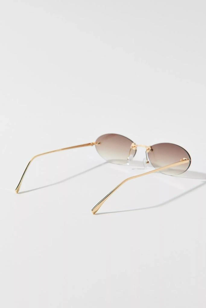 Urban Outfitters Rimless Micro Oval Sunglasses 3